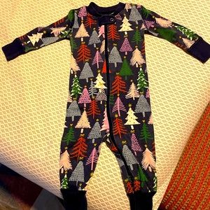 Hanna Andersson Baby Zip Sleeper, Twinkly Trees, 70 cm, 6-12 mo